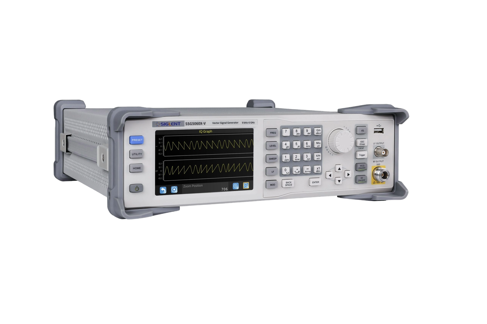 SSG5000X touchscreen and RF signal control interface